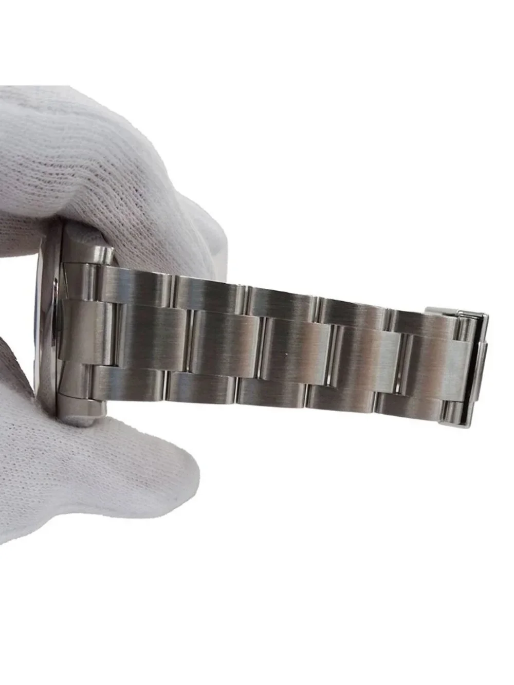 Rolex Air King Number Watch Automatic Winding at Stainless Steel Silver Blue